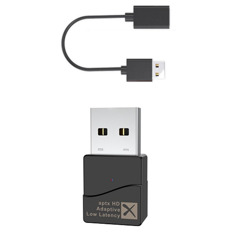 Bluetooth Adapter Driver-Gratis Usb Bluetooth 5.2 Zender + Usb Verlengkabel QCC3040 Chip: Default Title