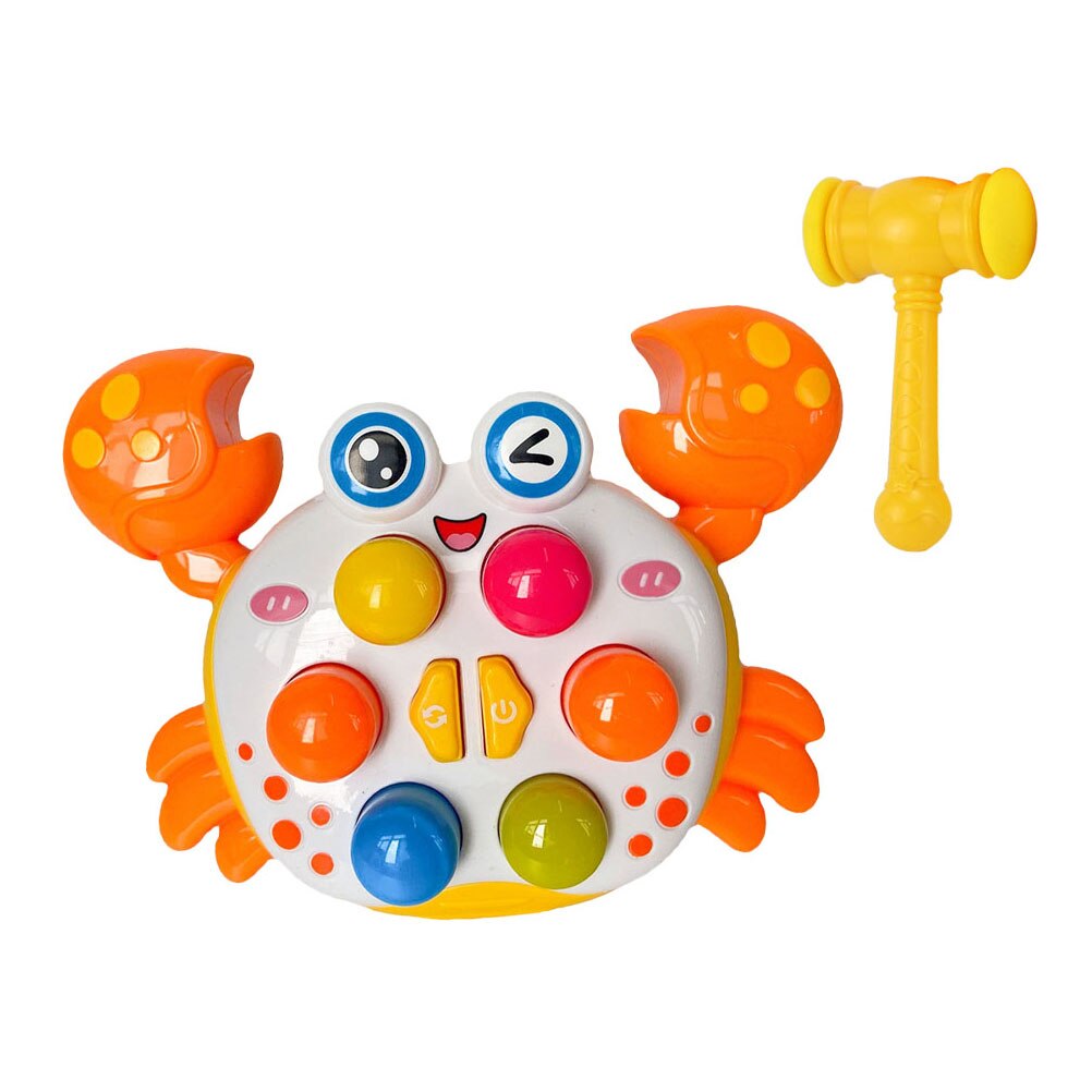 Kids Early Educational Whack Practical Whack Game Crab Shape: Default Title