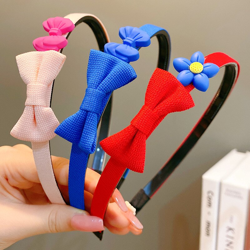 Bow Hair Band Children's Girl Little Girl Baby Princess Head Band Hairpin Lovely Hair Ornament Headdress Pressure Hair: combination 6
