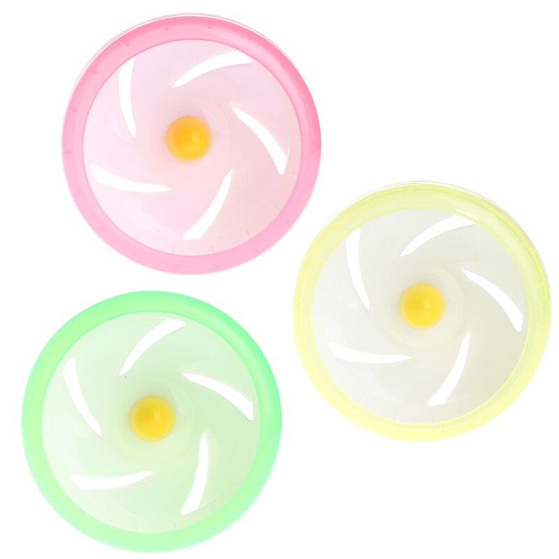 Hamster Mouse Rat Exercise Toys Plastic Silent Running Spinner Wheel Pet Toy