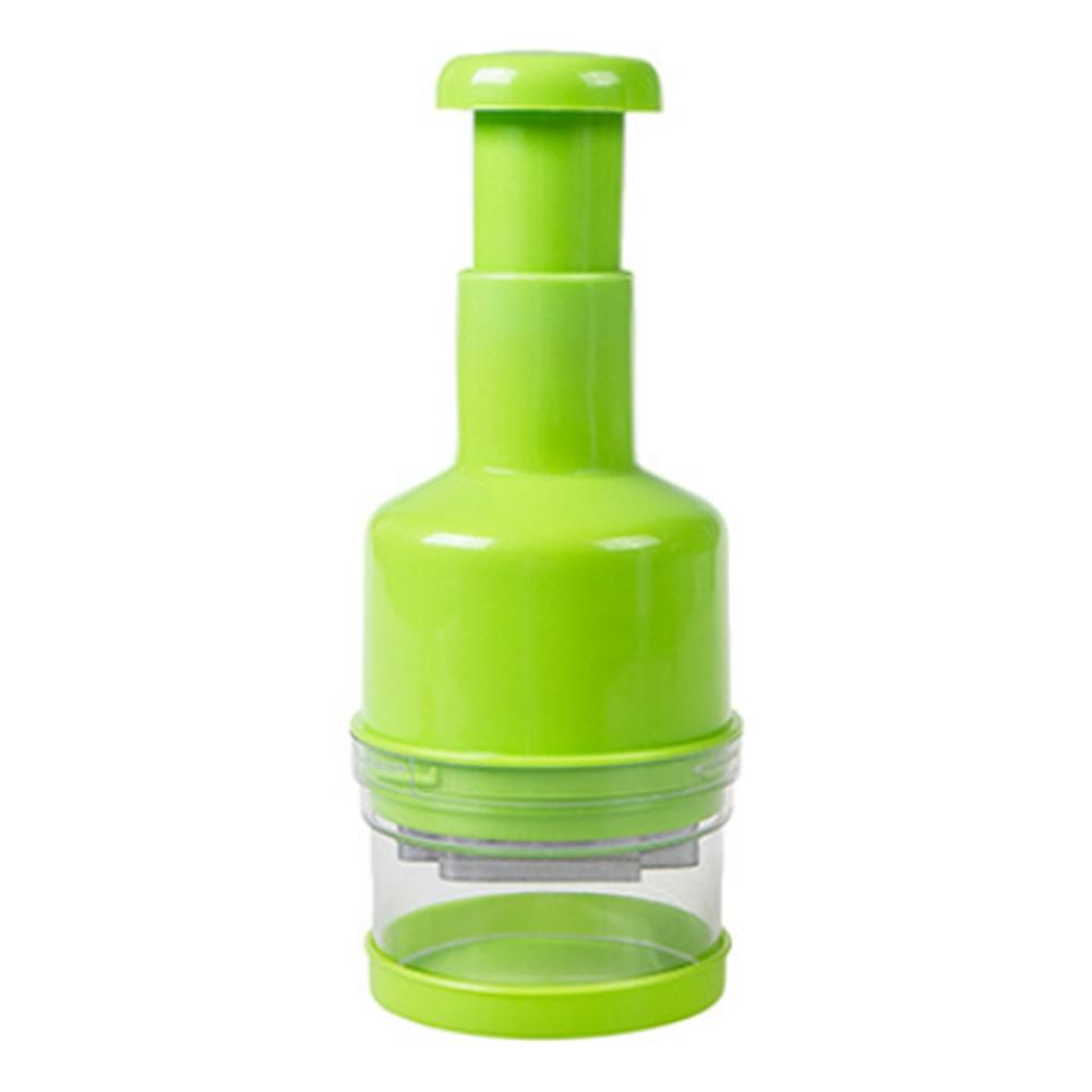 Edelstahl Hand-Gedrückt Gemüse Cutter Lebensmittel Zerhacker Für Schneiden Zwiebel Und Hacken Gemüse Multifunktionale Küche Werkzeug: Grün