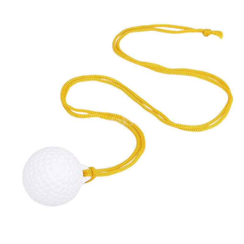 Golf Plastic Practice Ball with Rope Hit Swing Training Aid