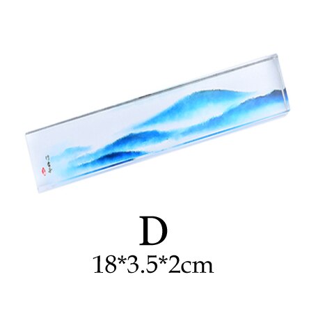 Creatieve Chinese Presse-papier Voor Schilderen Kalligrafie Glas Papier Gewicht Art Tekening Levert Art Set: D