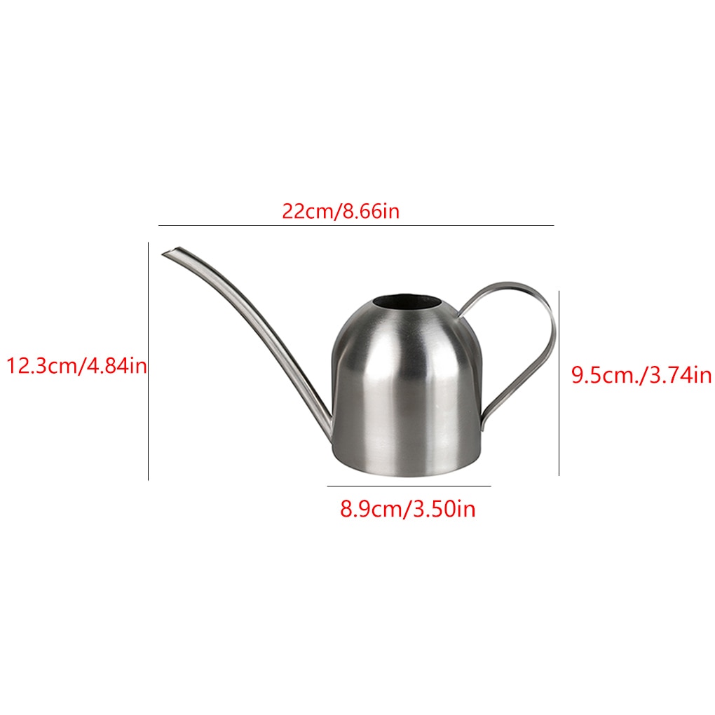Mini Indoor Planten Gieter Geborsteld Rvs Gieter Voor Kinderen Kantoor 500Ml
