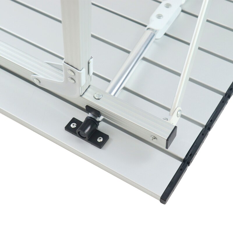 Folding Camping Table Portable Adjustable Height Lightweight Aluminum Folding Table for Outdoor Picnic Cooking