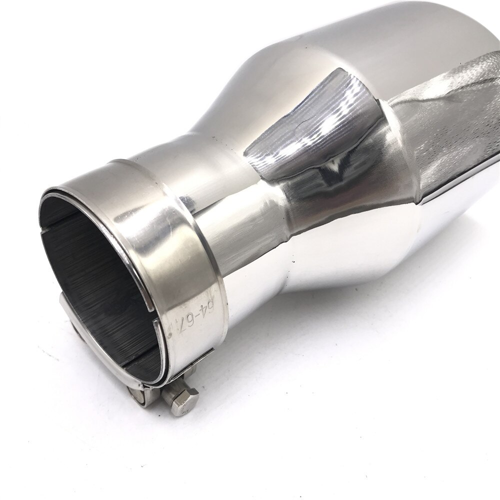 : Neueste StyleTop 304 edelstahl universal auspuff system ende rohr + auto endrohr 1 stück