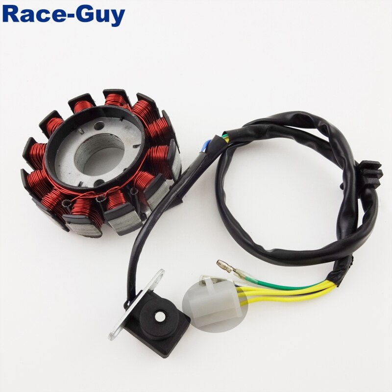 Rotor Magneto de estator de encendido, 12 bobinas, para motor GY6, 125cc, 150cc, piezas de ciclomotor chino, ATV, Quad, Go Kart