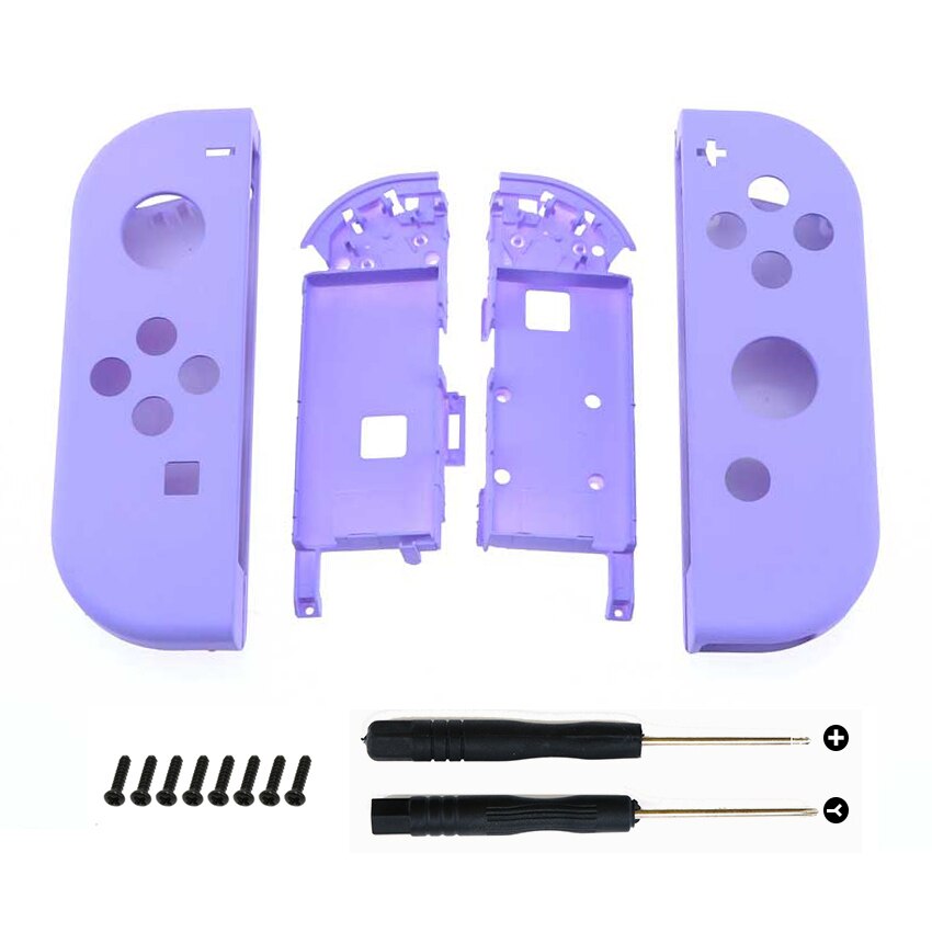 JCD-carcasa de repuesto para mando de switch NS, carcasa de repuesto para JoyCons NS NX, con tornillo: BB