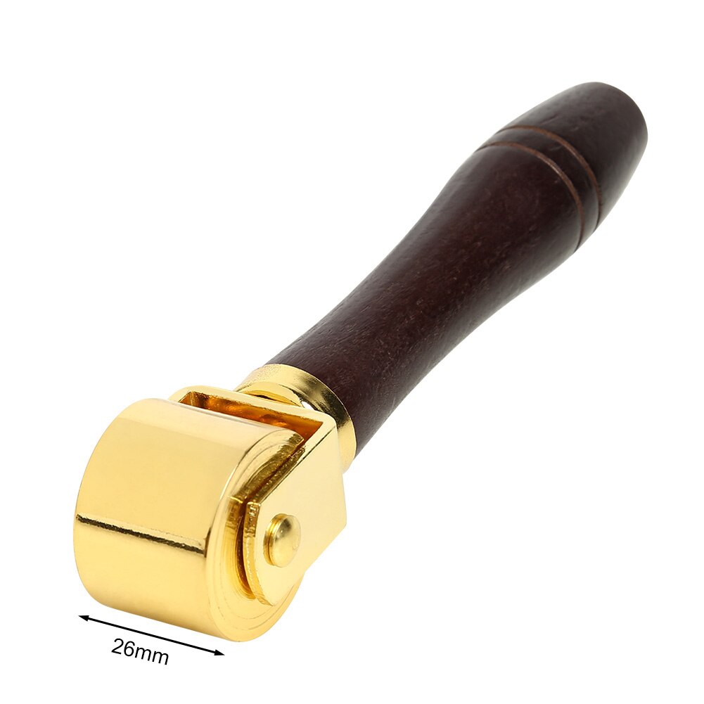 DIY Handmade Leather Glue Edges Laminating Wheel Leather Craft Roller DIY Handmade Crease Tool Leathercraft Staming: 26mm A
