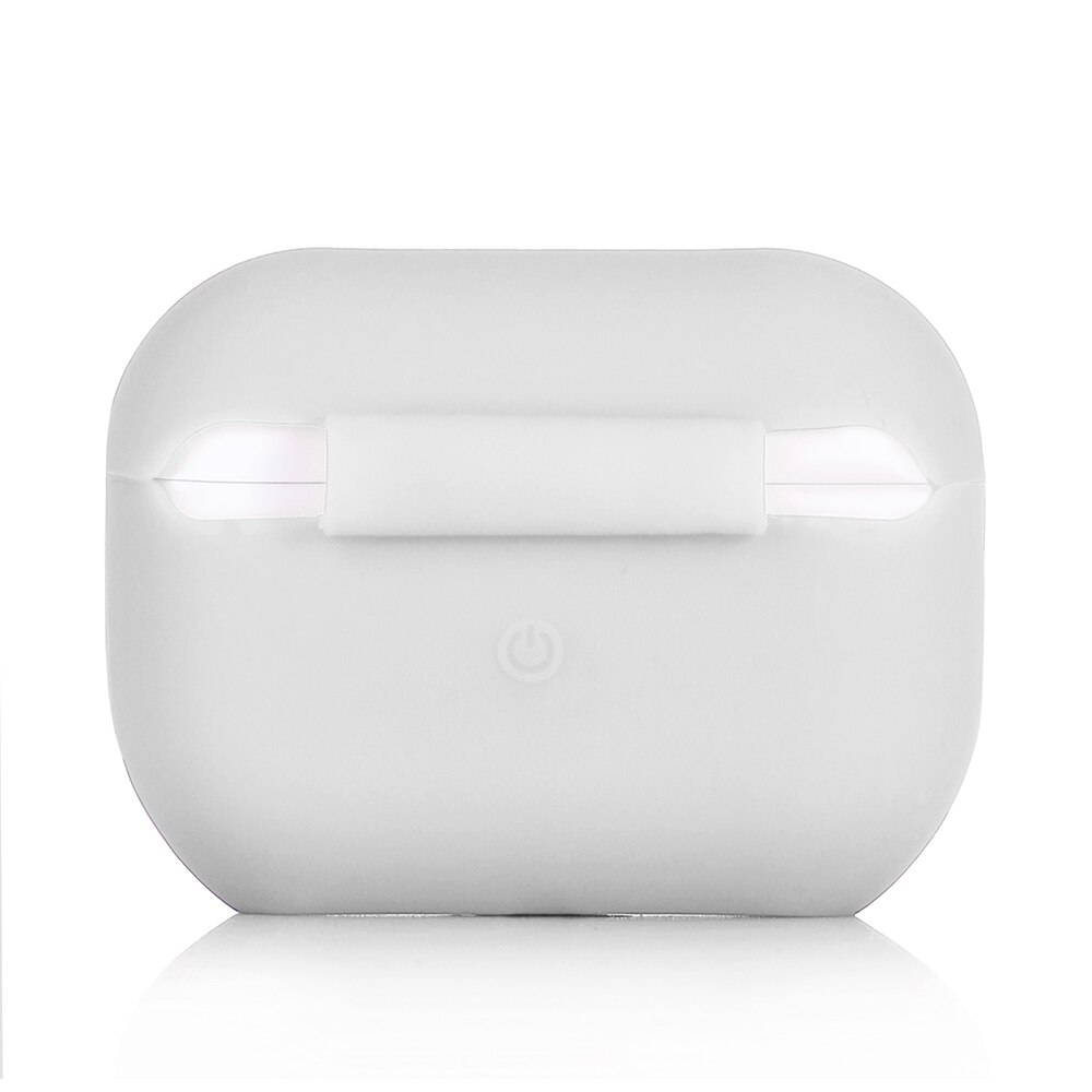 Futerał silikonowy do etui Airpods Pro do Airpods bezprzewodowe słuchawki na Bluetooth obudowa z ładowarką do AirPods pro 3: Gray