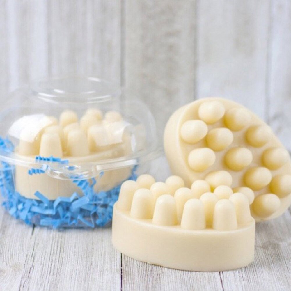 4 Cavity Silicone Soap Mold 3D Handmade Molds For Soap Making Massage Craft Mould Soap Making For Bath Handmade Tools