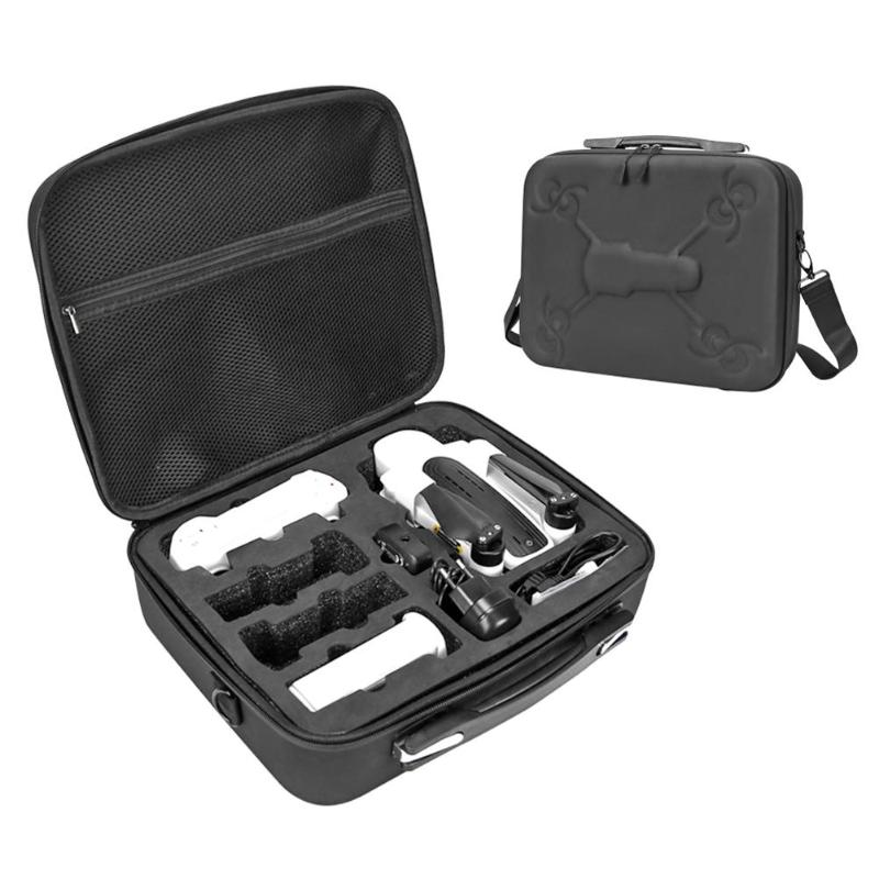 Hard shell håndtaske opbevaringspose bærbar rejse eva pu bæretaske tasker til hubsan zino  h117s 4k drone kamera tilbehør