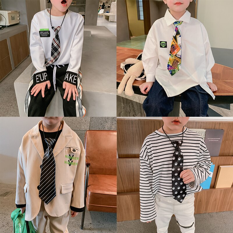 Children Tie Baby Boys Gentlemanly Style Korean of England