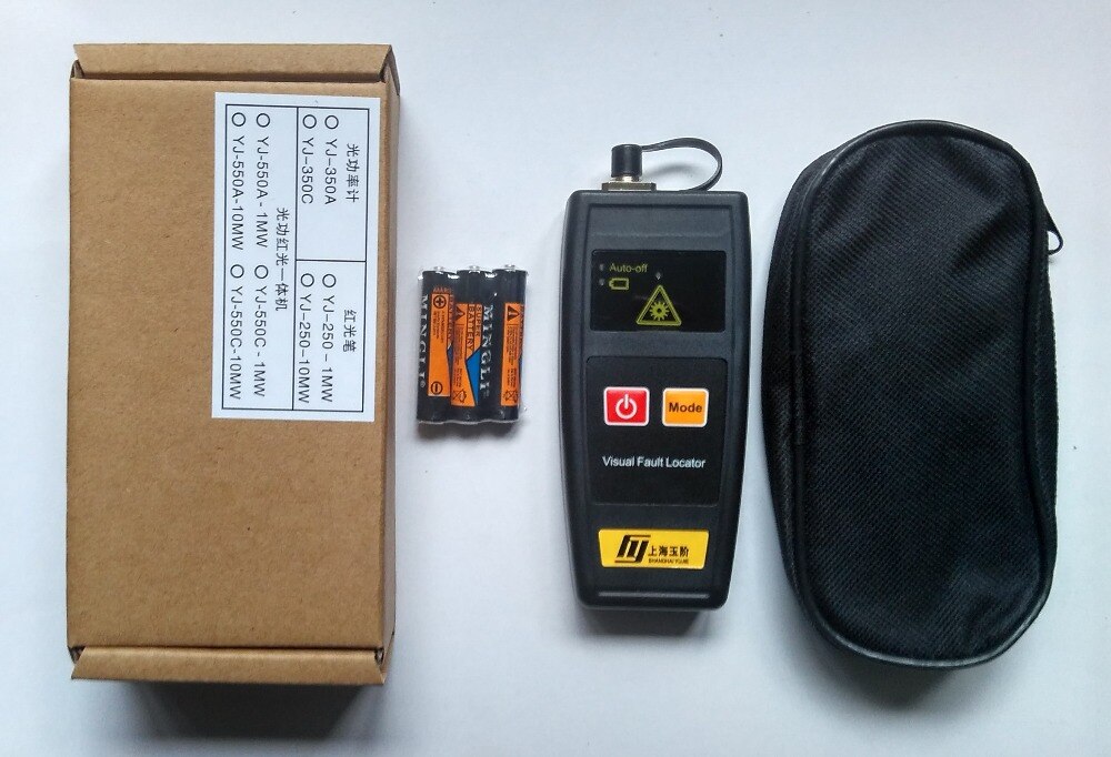 2 in 1 FTTH Tools with Mini Optical Fiber Power Meter and Visual Fault Locator 50MW VFL Fiber Optic Cable Tester