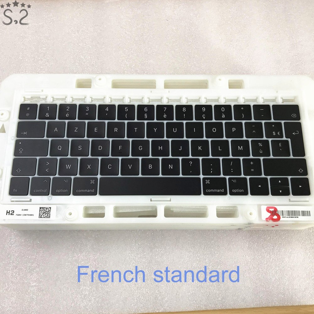 A1706 A1707 Keycap for Macbook Pro Retina 13" 15" Key cap German/Spanish/Turkish/French/Japanese/UK/US/Korean/Italian Keys