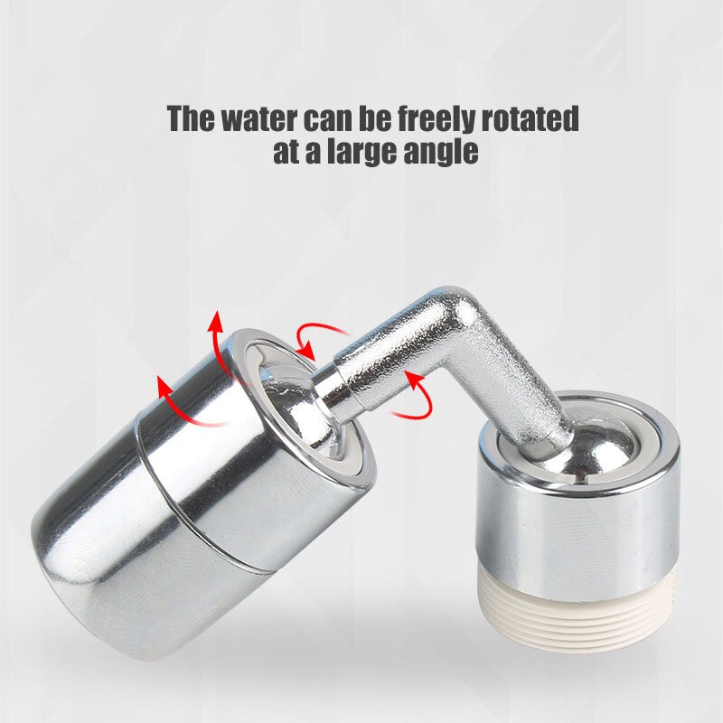 Water Tap 720 Graden Universal Swivel Kraan Splash-Proof Uitloop Waskolf Wassen Gezicht Wassen Verlengen Mondwater Artefact
