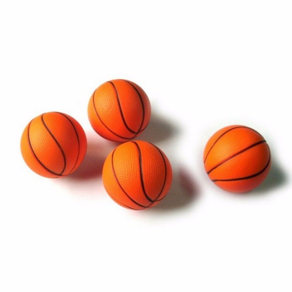 Børnefidget legetøj klemme blød skumbold 6.3cm klemmebold basketball orange hånd håndled øvelse afstressning