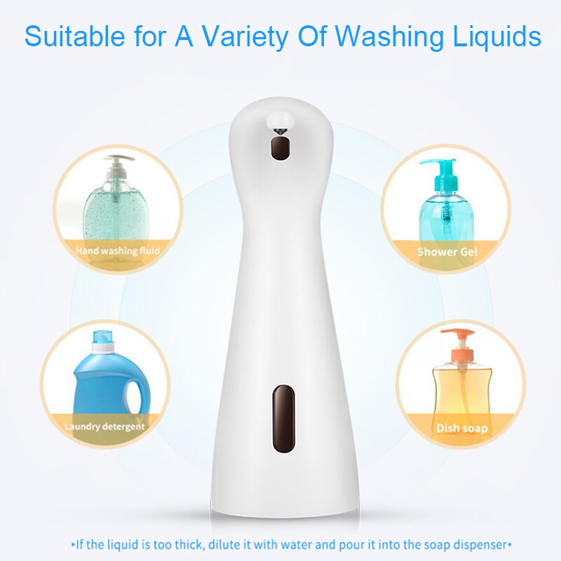 Liquid or Foam Soap Dispenser Automatic Hand Washing Washer Intelligent Induction Foaming Machine for Kitchen Bathroom Dispenser