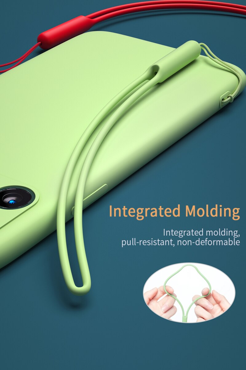 In Stock！Essager Liquid Silicone Anti-lost Lanyarde For IPhone 11 Pro Xs Max X XR Soft TPU Back Shell Cover High