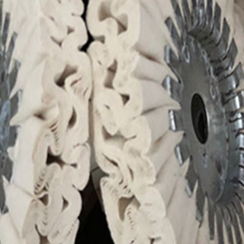 6 tommer bomuld luftvejspolering polering slibeskive arbor polerskive pude 25mm tykkelse slibende polerværktøj