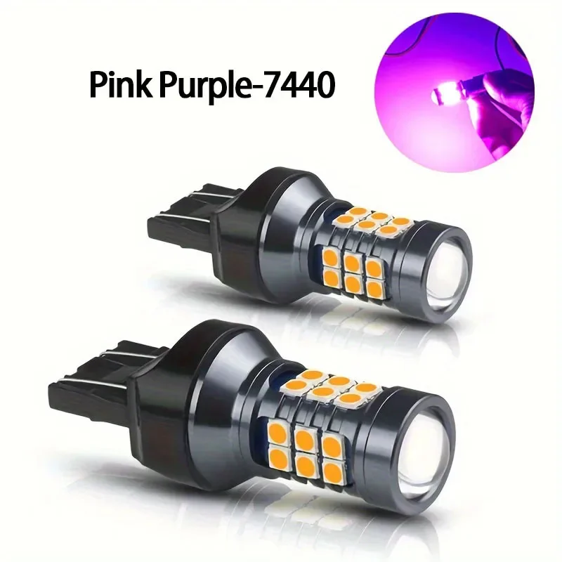 Ampoule de clignotant de voiture LED, feu de signalisation universel haute luminosité, voyant d'avertissement, lumière de sécurité nocturne, pièces de feu de signalisation de voiture: WHITE / 5000k