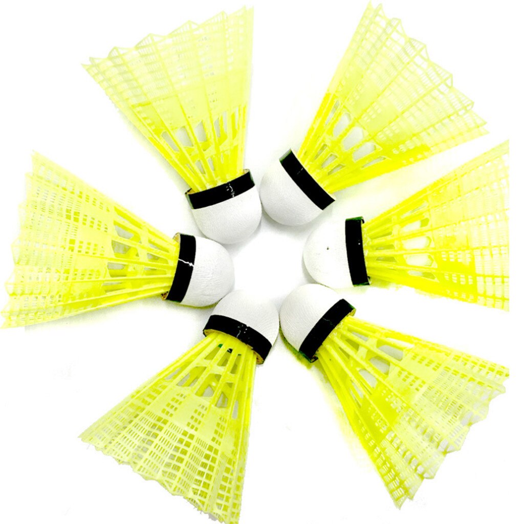 Novo 6 pçs pena badminton bola peteca esporte jogo de treinamento 100% novo e alta qualidade 6 badminton #40