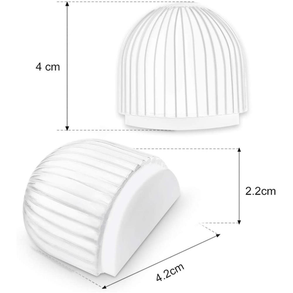 1Pcs Acryl Deurstopper Geen Behoefte Punch Transparante Zelfklevende Deur Houder Deur Stop Voor Home Office Beschermen Muren en Meubels