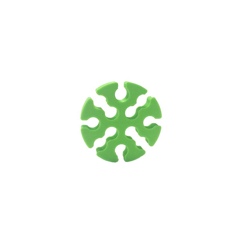 12 hole CAT5 / CAT6 type 5 / 6 general purpose Organizer for Office / Computer / Home Arrangement Tidy Tool Network Cable Combs: Green