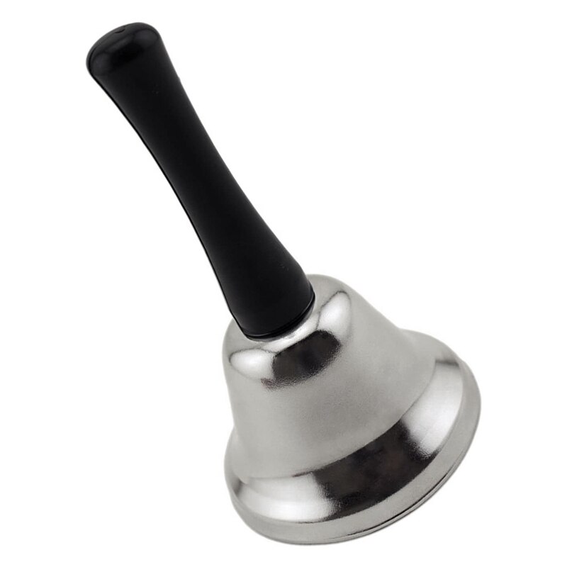 Hand Bell 3 Pack Steel Handbell Call Bell School Desk Ringbell for Wedding Events Decoration Food Line Alarm Jingles