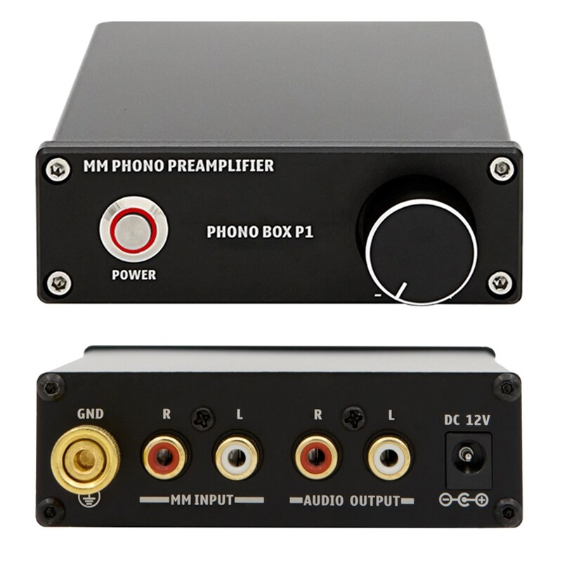 PREAMPLIFICADOR DE tocadiscos RIAA para escenario, amplificador de tocadiscos de alta fidelidad MM, bobina móvil, Phono