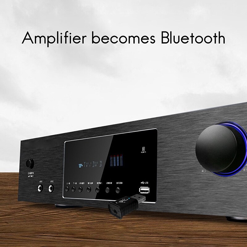Mini Auto Bluetooth Adapter 3.5Aux Bluetooth Ontvanger Stereo Call Usb Bluetooth Ontvanger Dual Output