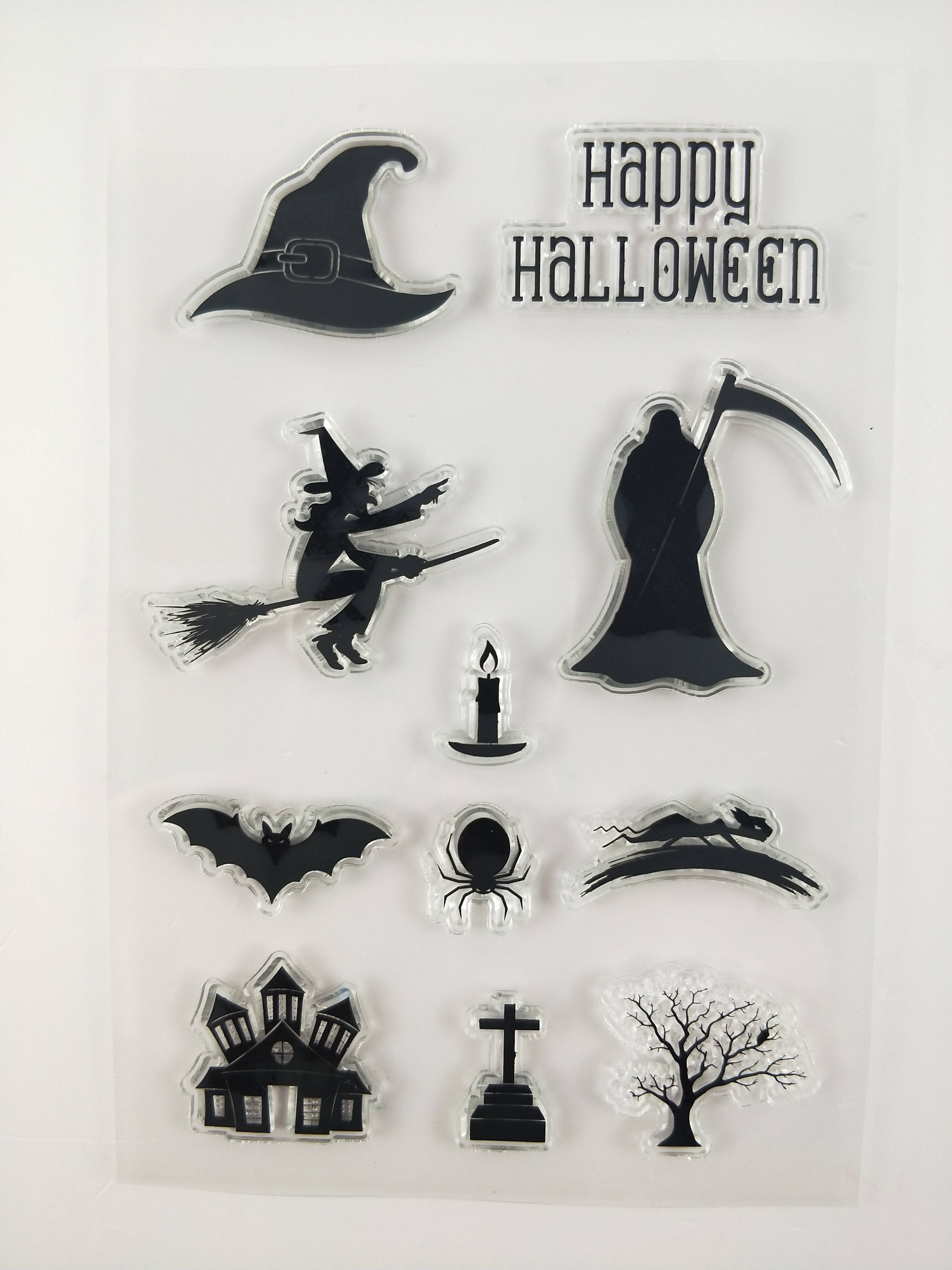 Stempel Retro Heksen Grafische Diy Signet Handgemaakte Transparante Afdichting Hergebruik Versiering Silicagel Dagboek Ambachtelijke Productie