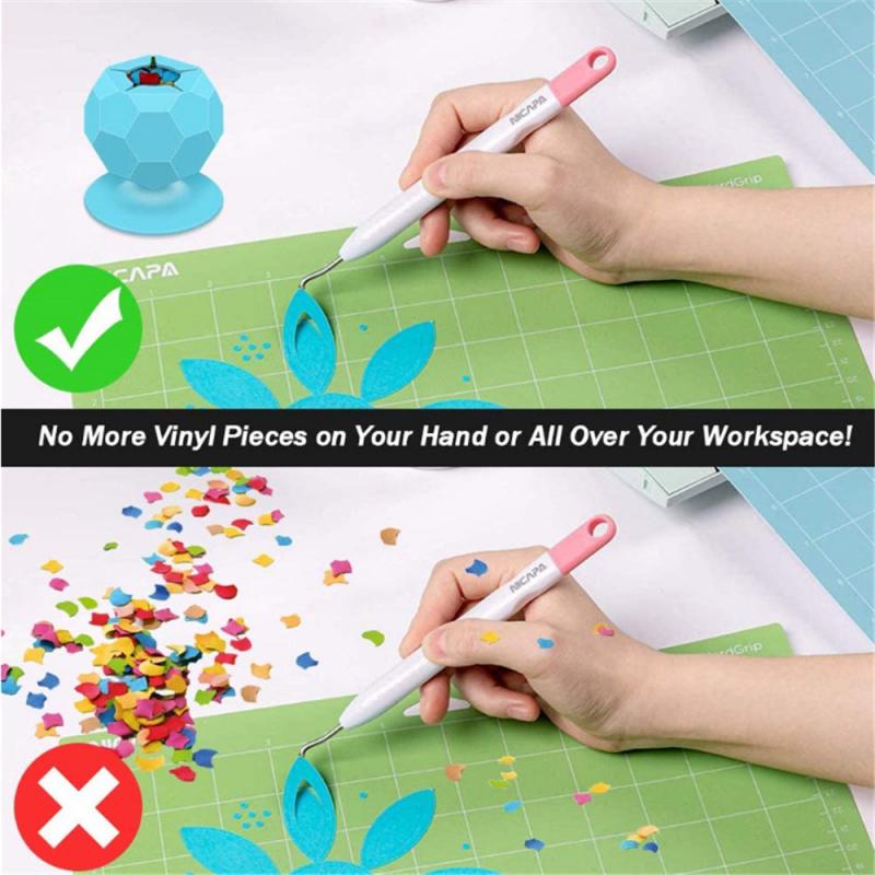 Recolector de desechos de costura para el hogar, accesorio de almacenamiento de artesanía de vinilo para manualidades, 3 tipos