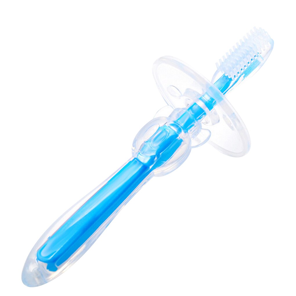 1pc børn blød silikone træning tandbørste baby børn tandpleje tandbørste værktøj baby kid tandbørste babyartikler børn: 4