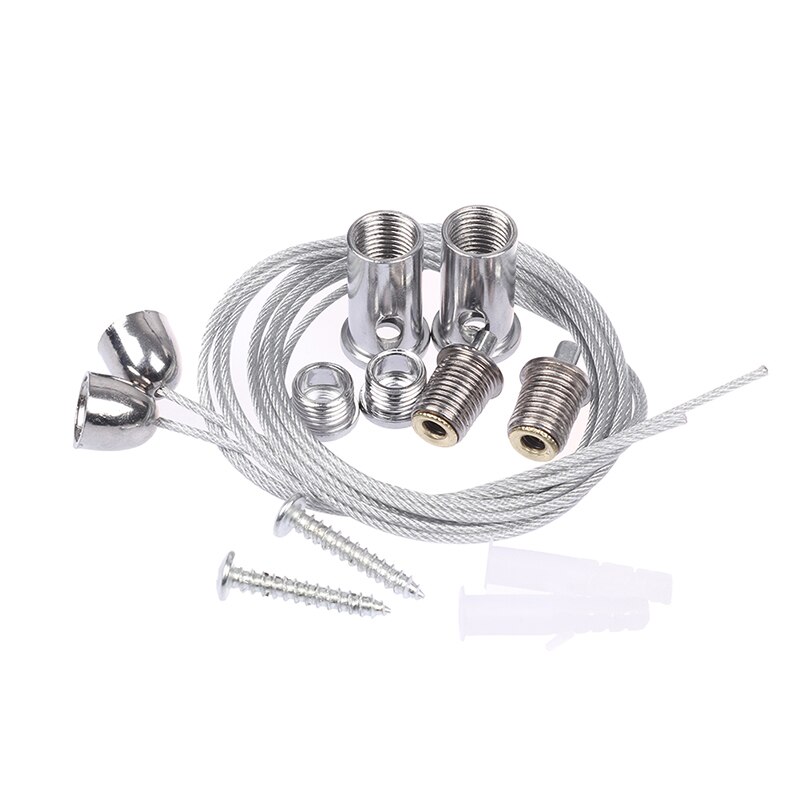 2 Wires/set 1m Steel Cable For Lifting Various Panel Lights Used Widely Office Lighting Fittings