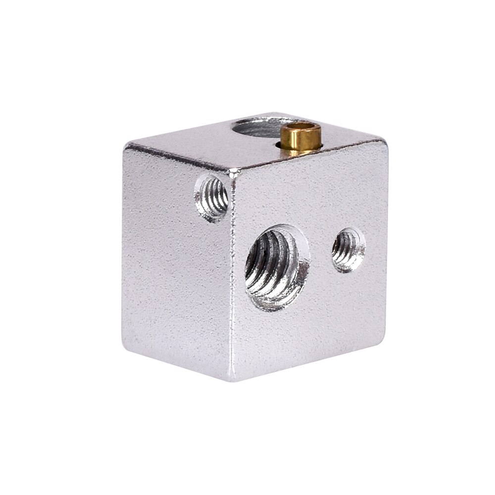 V5 Heater Blok Aluminium Blok Originele V5 Siliconen Sok Voor V5 J-Head I3 Mega Hotend Mega-S 12V/24V 3D Printer Onderdelen Extruder