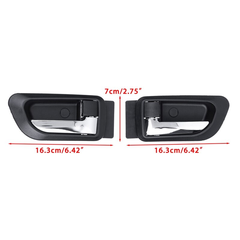 Car Inner Interior Door Handle,2Pcs Inside Handles Front Rear Left Right for Great Wall Haval Hover H3 H5