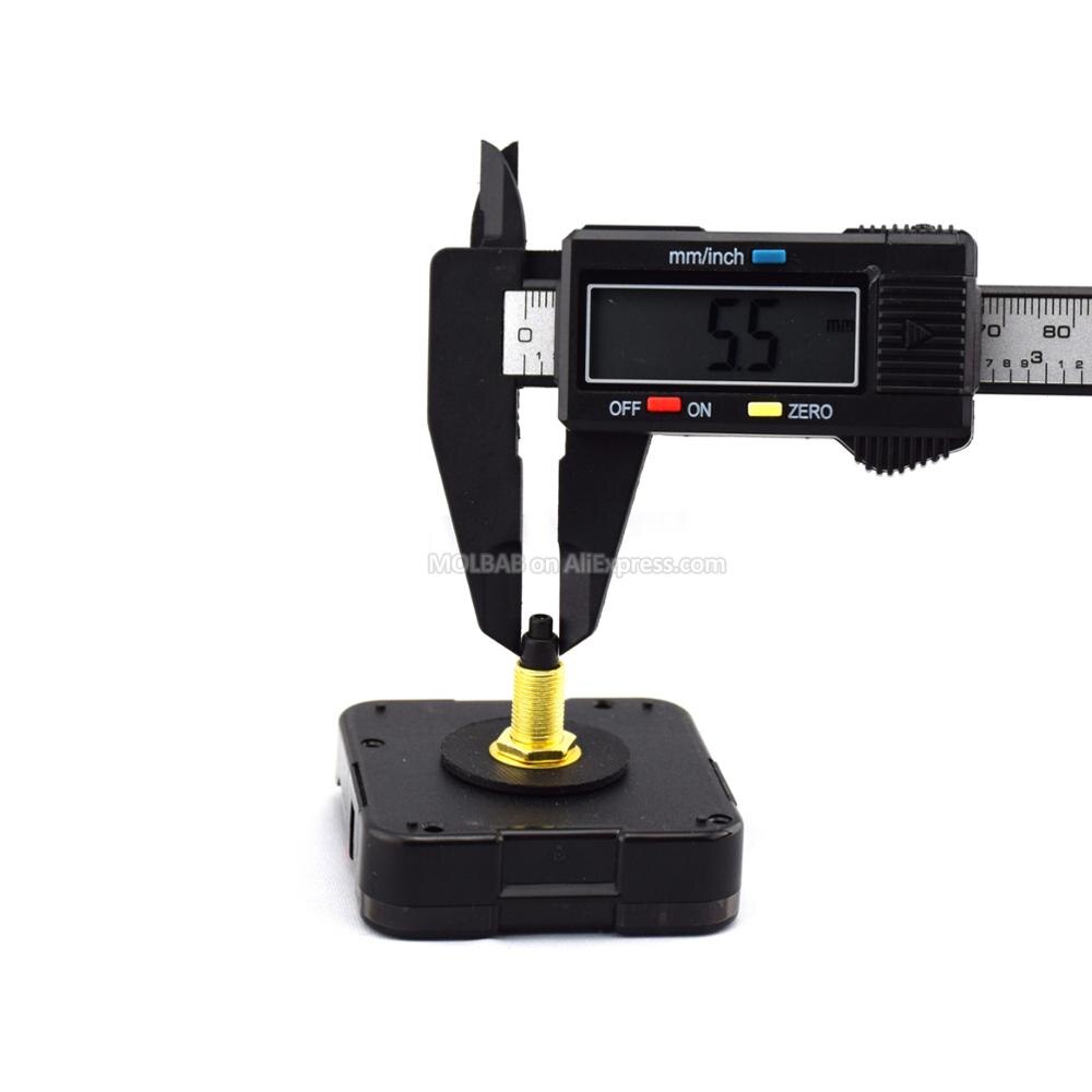 22mm Shaft Quiet Sweep Quartz Clock Movement Parts YOUNGTOWN 12888st DIY Wall Timepiece Mechanism Horologe Repair Accessories