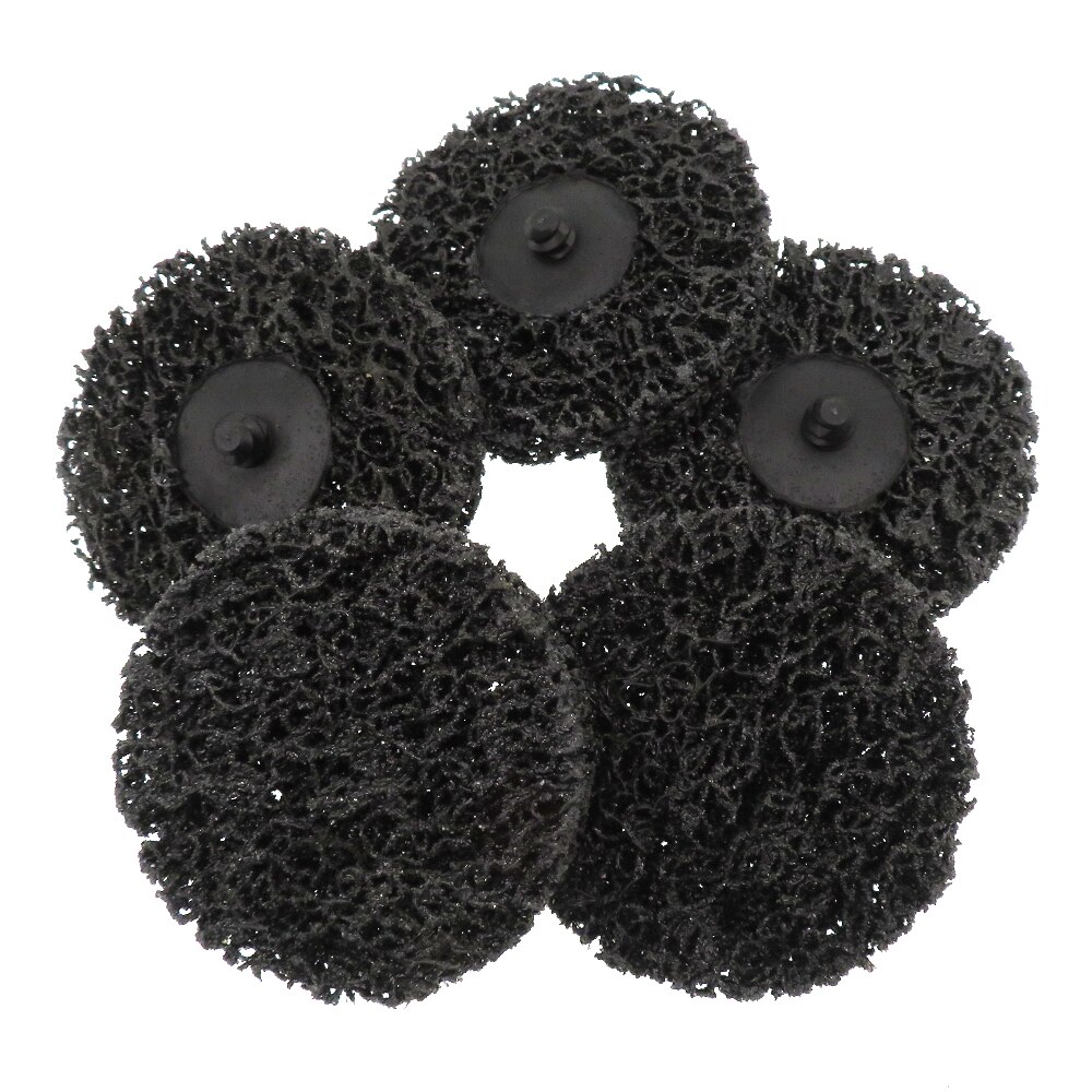 5PCS 3 Inch 75mm Quick Change Roloc Abrasive Disc Easy Strip & Clean Grinding Wheels for Rust Removal