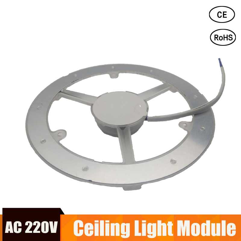 Led Module Licht 220V 12W 18W 24W Ronde Vervangen Plafondlamp Verlichting Bron Handig Installatie Voor huis Binnenverlichting