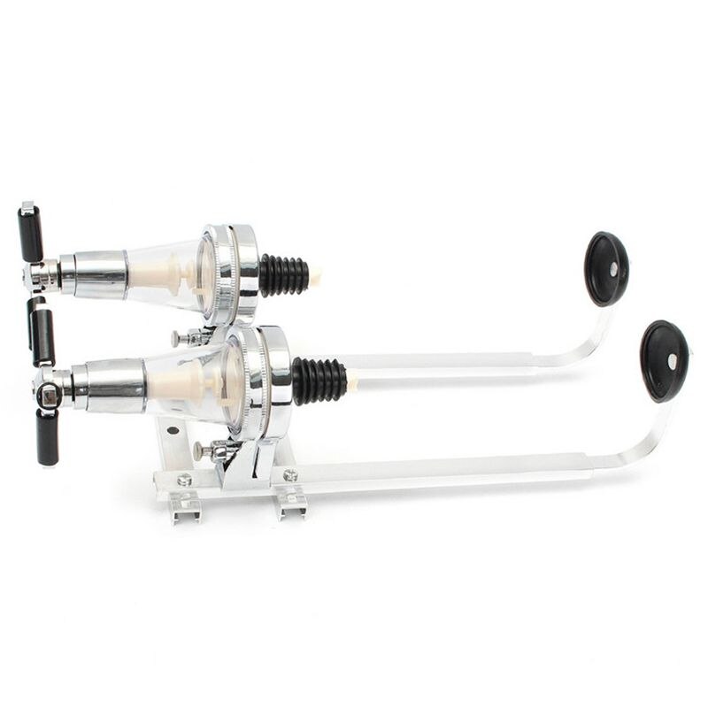 2 Bottles Wine Alcohol Shot Dispenser Pourer Rack Liquor Drinks Wall Bar Mounted