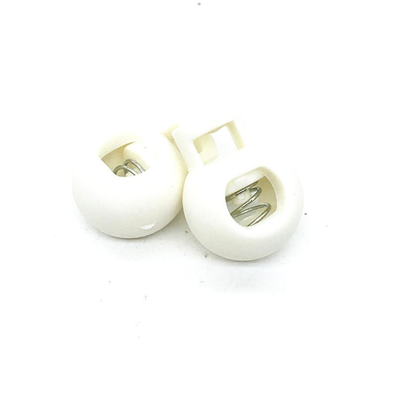Doreenbeads plast nylon stop snor lås justering spænde beklædningsgenstand hat jakke bukser linning snor snor tilbehør 50 stk