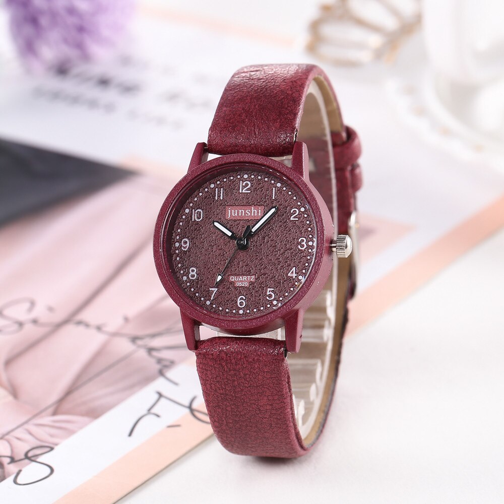 Vansvar Oranje Horloge Vrouwen Leven Waterdichte Quartz Horloge Sport Ronde Horloge Lederen Band Analoge Vrouwelijke Klok Montre Femme