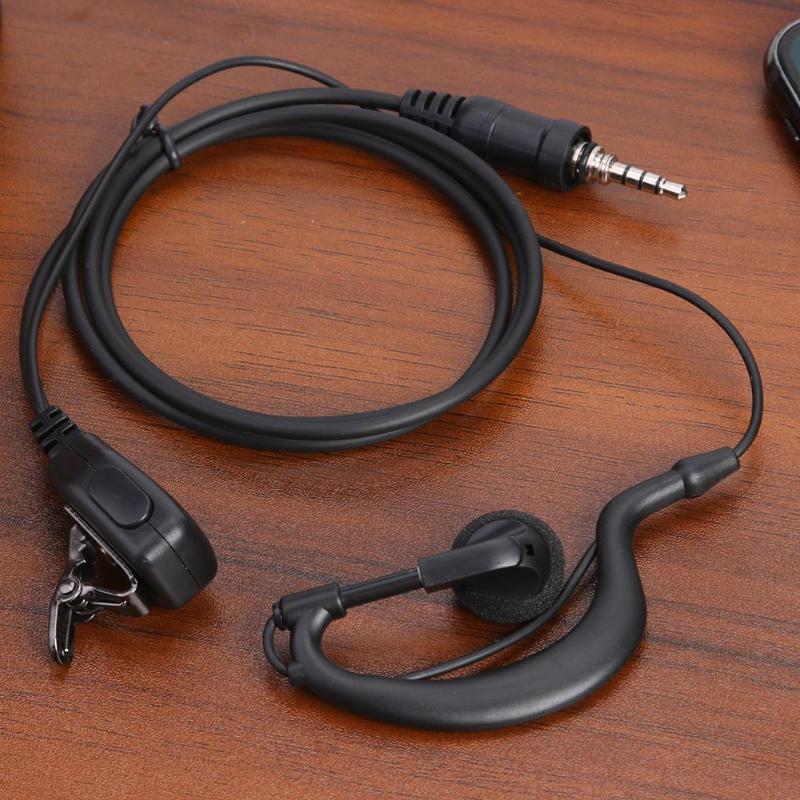 1 Pin G Shape Earpiece Headset with PPT Mic for Yaesu Vertex Radio VX-6R 7R VX-6E, VX-6R, VX-7E, VX-7R vx-120, vx-127, vx-170