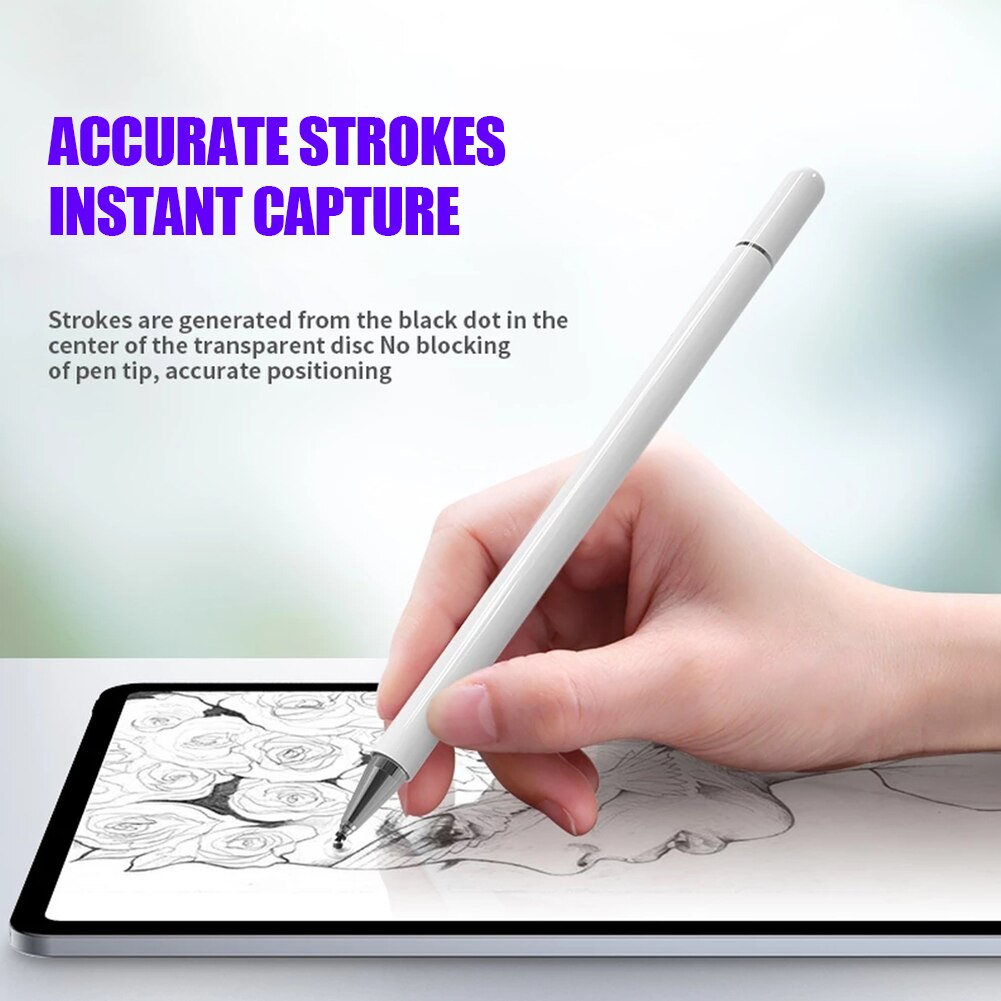 Universal Capacitive Touch Stylus Pen For Iphone Android Tablet Smartphone Drawing Smart Stylus Pens Tablet Mobile Phone Pen