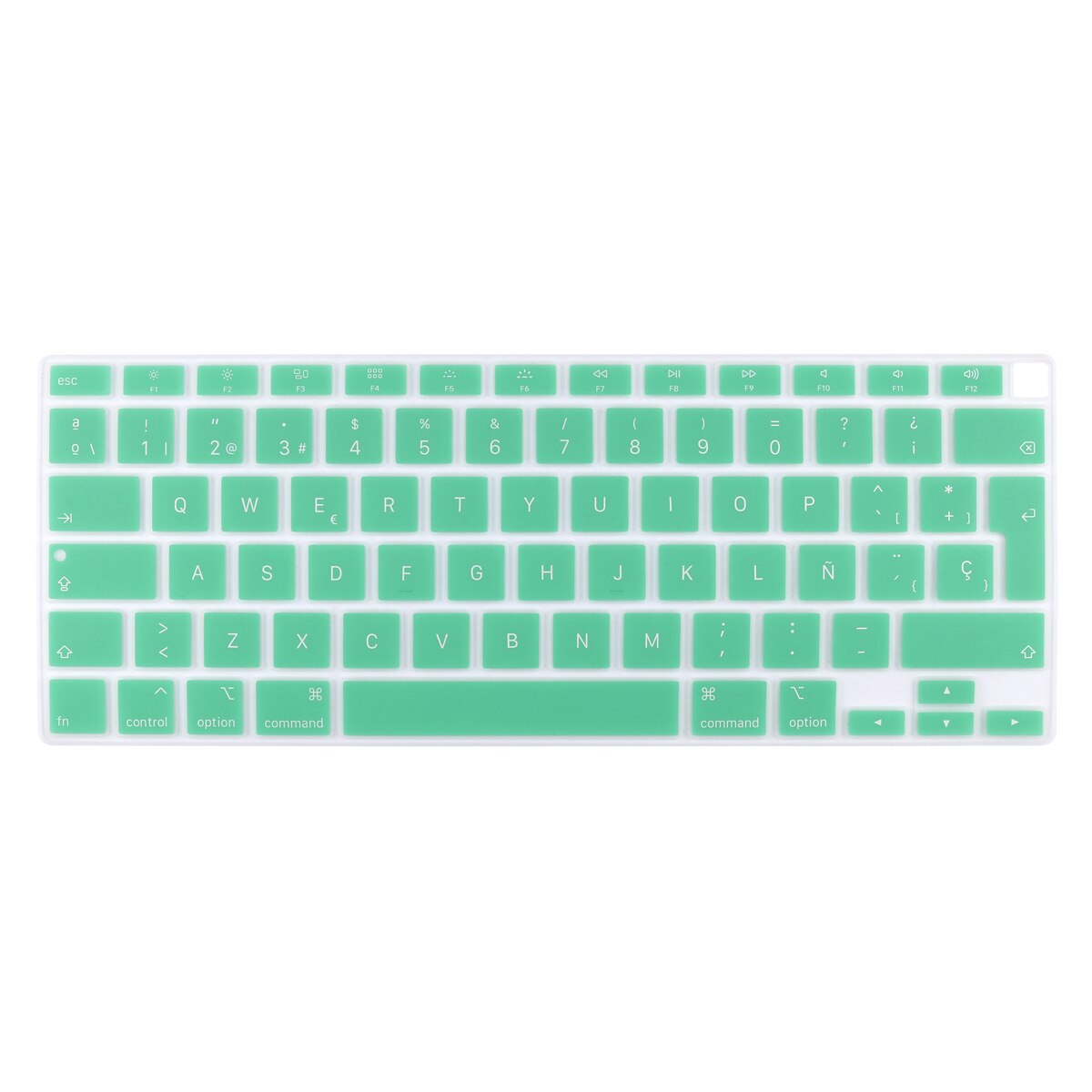 UNS/EU Geben Typ Spanisch/Russisch/Französisch Englisch Tastatur Abdeckung Für MacBook Air 13 A2179 A2337 touch ID Transparent Haut: EU Spanish green