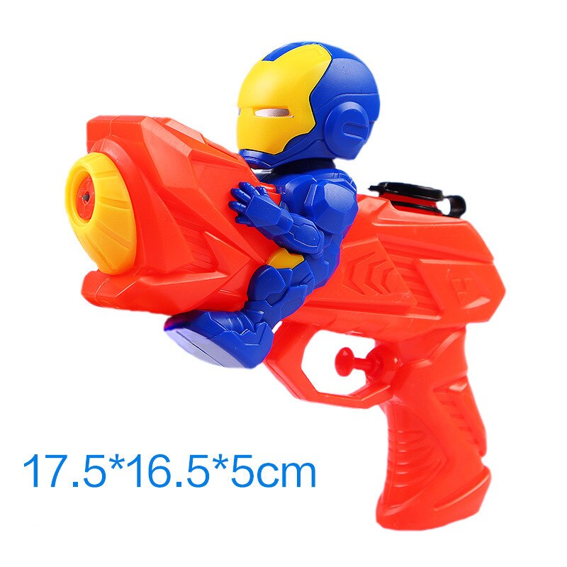 Children Beach Toy Boys and Baby Water Play with Water Outdoor Bath Swimming Cartoon Piggy  Water: Hero Gun Blue Pink