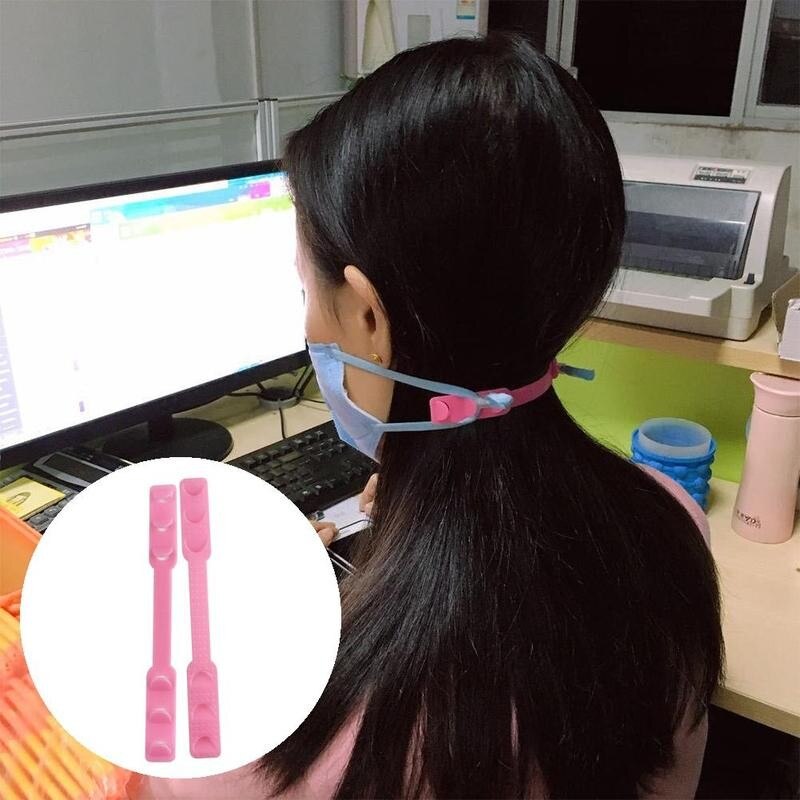 5/10/20pcs Universal Clasp Mask Hook Anti-slip Adjustable Belt Mask Ropes Elastic For Masks Unisex Mask Chains Clasp Mask Hook