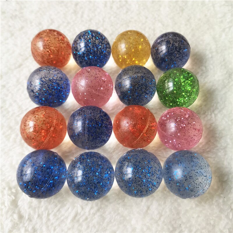 Bolas de rebote de goma para niños, 10 unidades, 3CM, brillantes, hinchables, para saltar, malabares, juegos deportivos al aire libre