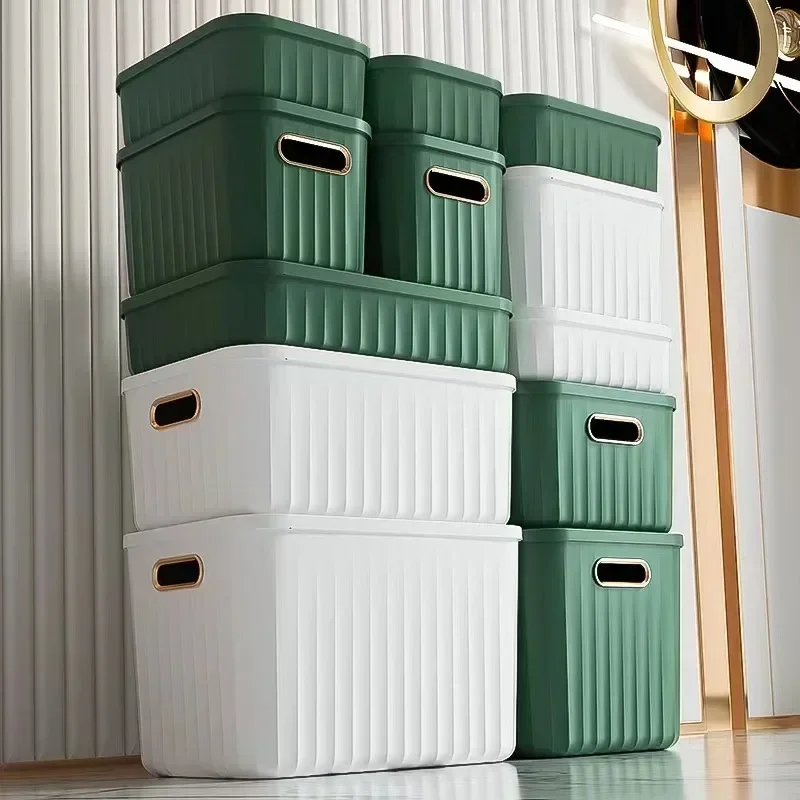 Japanische Kunst Farbe Aufbewahrung sbox Schlafsaal Heimat Sekretariat Schreibtisch Kleinigkeiten Container Snack Kosmetik mit Deckel Aufbewahrung sbox